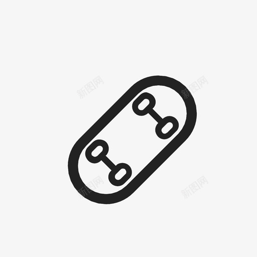 滑板工具运动图标svg_新图网 https://ixintu.com 乐趣 工具 材料 滑板 玩具 脚穿 表演 运动 骑马