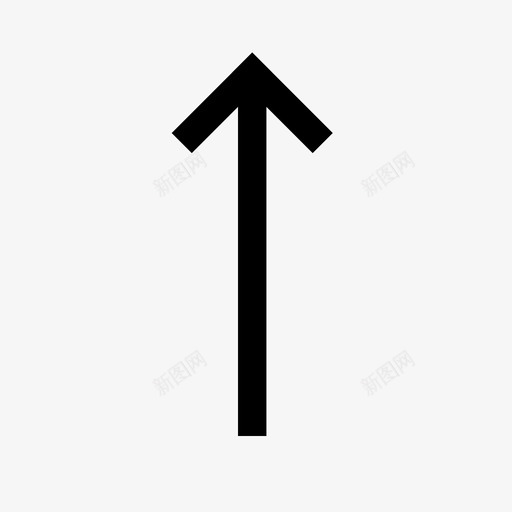 向上箭头顶部滚动图标svg_新图网 https://ixintu.com 上升 上方 北 向上箭头 平箭头 滚动 顶部 高