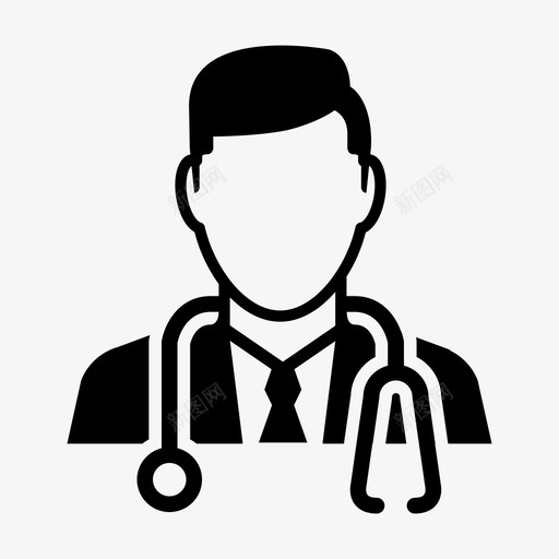 医生听诊器已售图标svg_新图网 https://ixintu.com 不 健康专业人士 医生 听诊器 外科医生 大胆 已售 持有 男 科学家 黄金