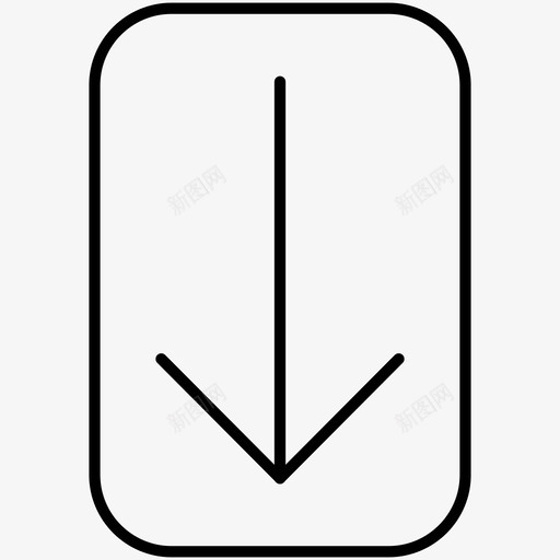 下箭头标记忽略图标svg_新图网 https://ixintu.com 下箭头 下箭头指针光标向下 光标 删除 前进 另一个 向下箭头 忽略 指针 标记