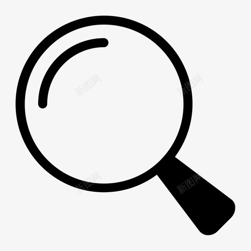 放大镜搜索打开图标svg_新图网 https://ixintu.com 分析 单击 图形 打开 搜索 放大镜 查找 缩放 车载