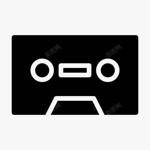 盒式磁带调音立体声图标svg_新图网 https://ixintu.com 低质量 倒带 声音 复古 旋律 旧 盒式磁带 立体声 调音 音乐 音频