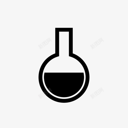 圆瓶液体实验室图标svg_新图网 https://ixintu.com 化学 圆瓶 实验 实验室 容器 液体 烧杯 瓶子 科学 药剂