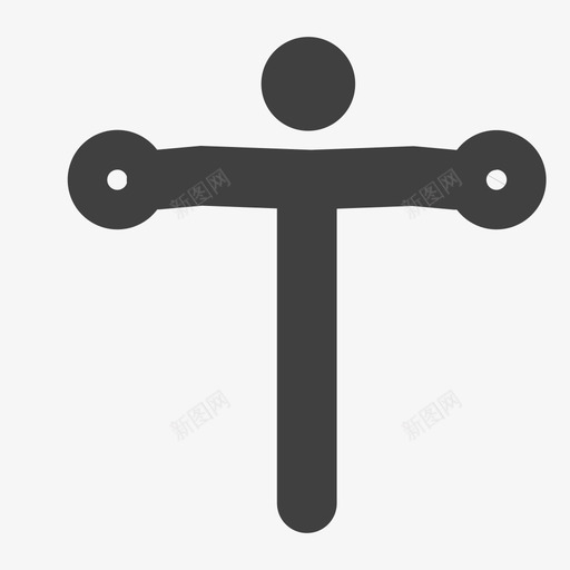 哑铃侧举健身房训练图标全套svg_新图网 https://ixintu.com 健身房训练图标全套 哑铃侧举