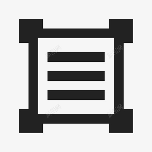 文本块工作单词图标svg_新图网 https://ixintu.com 书写 单词 工作 文本块 文本工具 文本框 段落 输入 键入