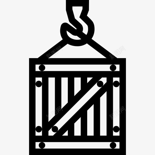 运输商店造船厂图标svg_新图网 https://ixintu.com 商店 商店大纲2 板条箱 电子商务 箱子 网上商店 购物 起重机 运输 造船厂 钩子