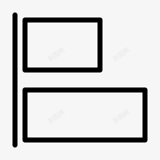 对齐系统软件图标svg_新图网 https://ixintu.com 可用性 图形 图表 增加 对齐 接口 操作系统 数据 条形图 程序 系统 软件