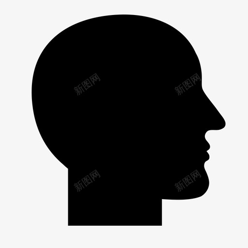 头部侧面加上图标svg_新图网 https://ixintu.com 人 人类 侧面 加上 化身 头部 忽略 指示 检查 符号