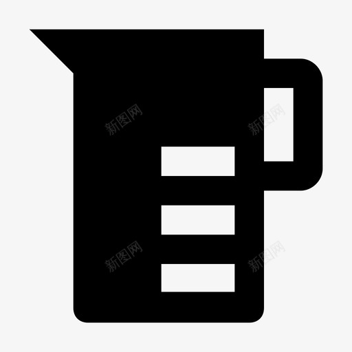 量杯无量具图标svg_新图网 https://ixintu.com bold gold hold self 厨具材料设计图标 厨房用具 厨房设备 无 量具 量杯