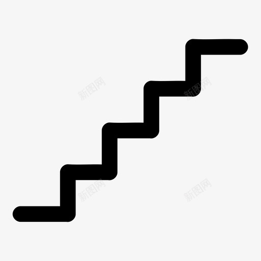 楼梯步行上楼图标svg_新图网 https://ixintu.com 上楼 上楼梯 下楼梯 加上 建筑粗体 忽略 更多 标志 检查 楼梯 步行