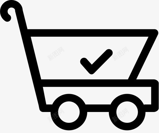 购物车手推车购物袋图标svg_新图网 https://ixintu.com 想要的物品 手推车 检查购物车 电子商务 获取这些 购买 购物袋 购物车