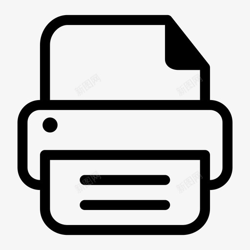 打印机扫描仪纸张图标svg_新图网 https://ixintu.com 喷墨 复印件 展示件 打印机 扫描仪 文章 材料 纸张 计算机部件 设备