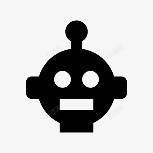 机器人科技材料标图标svg_新图网 https://ixintu.com 机器人 科技材料设计图标
