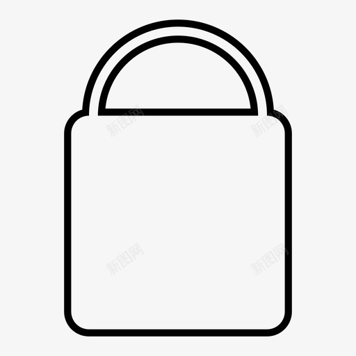 锁锁安全通道图标svg_新图网 https://ixintu.com 锁 锁安全通道