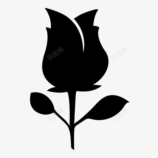 玫瑰花朵爱情图标svg_新图网 https://ixintu.com 植物 气味 浪漫 爱情 玫瑰 粉色 红色 美丽 花朵