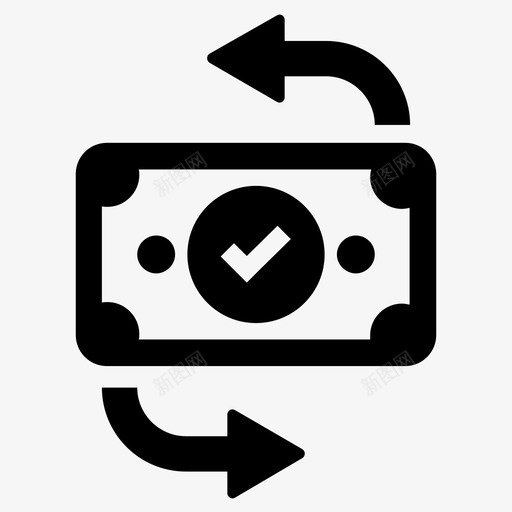 交易完成资金财务图标svg_新图网 https://ixintu.com 业务 交易完成 付款 债券 协议 完成 活动 财务 资金