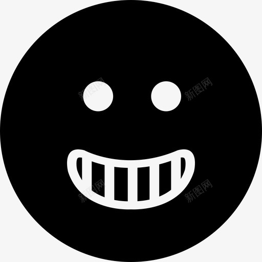 开心的笑脸表情界面情绪洋溢图标svg_新图网 https://ixintu.com 开心的笑脸表情 情绪洋溢 界面