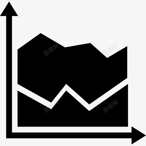 带水平和垂直轴的教育图表学术2图标svg_新图网 https://ixintu.com 学术2 带水平和垂直轴的教育图表