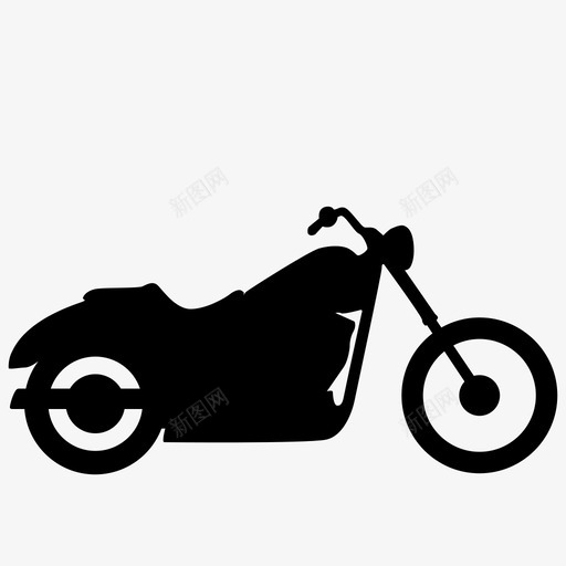 巡洋舰自行车哈雷图标svg_新图网 https://ixintu.com 动力港 哈雷 图片 巡洋舰 摩托车 自行车 车辆