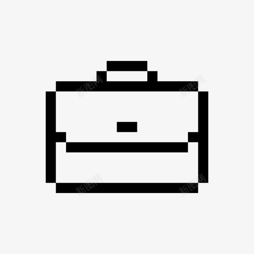 公文包像素界面图标百万级收藏svg_新图网 https://ixintu.com 像素界面图标 公文包 百万级收藏