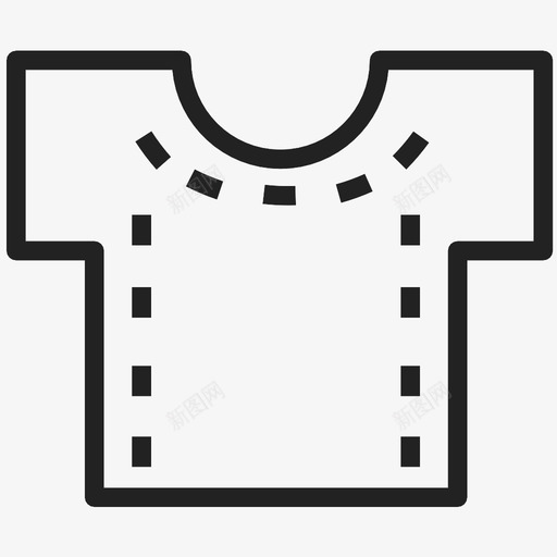 衬衫尺寸定制符号图标svg_新图网 https://ixintu.com T恤 加号 另一个 多个 定制 忽略 测量 符号 衬衫尺寸 裁剪