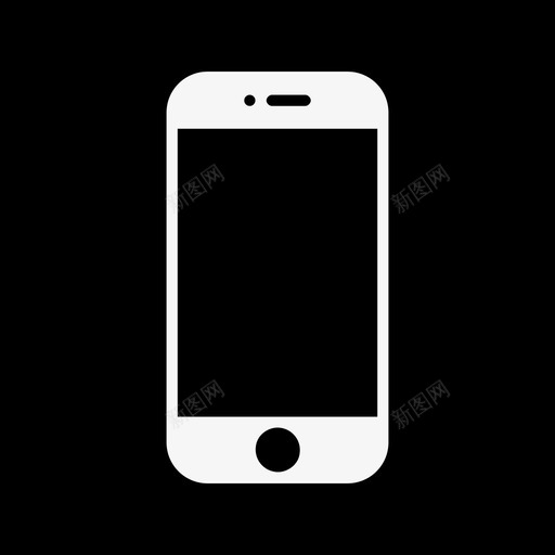 黑色iphone智能手机iphone苹果智能手机图标svg_新图网 https://ixintu.com 智能手机iphone苹果智能手机 黑色iphone