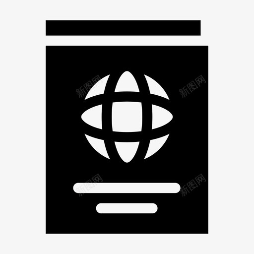 护照大护照照片护照图标svg_新图网 https://ixintu.com 国家护照 大护照 护照 护照尺寸 旅行标志 照片护照 航班 证明 身份 黑色护照