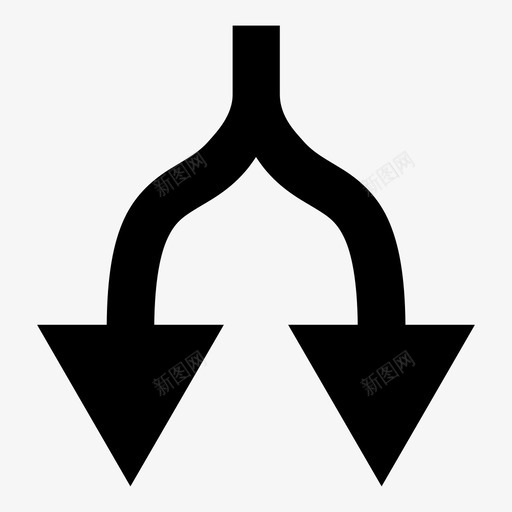 分开撕开切片图标svg_新图网 https://ixintu.com 2部分 一半 分开 切片 撕开 箭头 连接