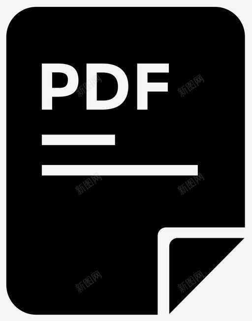 pdf文件应用程序计算机图标svg_新图网 https://ixintu.com pdf文件 图标 应用程序 数据 文档 程序 计算机 软件