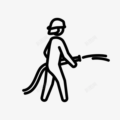 消防员人英雄图标svg_新图网 https://ixintu.com 人 旅 消防员 火 灭火器 竞赛 英雄 运动单品