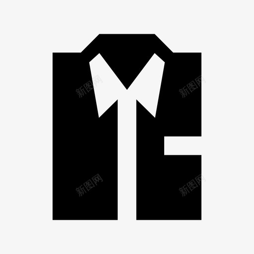 领衬衫领口衬衫已售图标svg_新图网 https://ixintu.com hold 商务装 已售 无 服装材料设计图标 正装 男装 粗体 金色 领口衬衫 领带 领衬衫