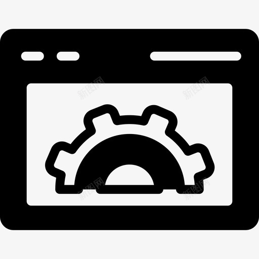 浏览器设置圆形界面符号seopack图标svg_新图网 https://ixintu.com seopack 浏览器设置圆形界面符号