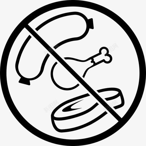 不吃肉素食主义者已售图标svg_新图网 https://ixintu.com 不 不吃肉 大胆 已售 持有 素食主义者 黄金