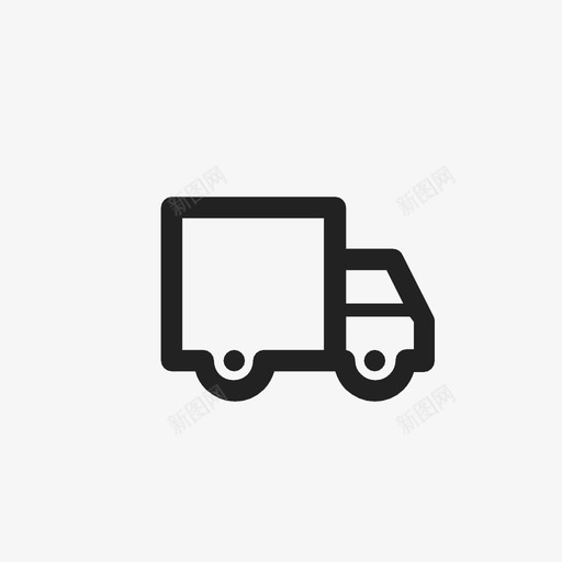 卡车拖车装运图标svg_新图网 https://ixintu.com 交付 半挂车 卡车 拖车 物流 移动 装运 货物 货车