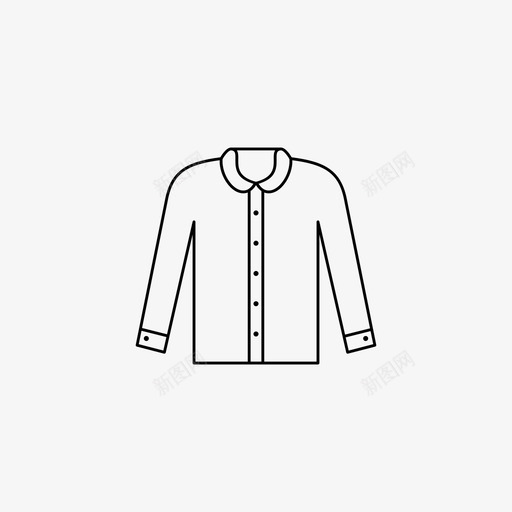 采购产品开衫展示件聚会服图标svg_新图网 https://ixintu.com 套头衫 展示件 服装店 织物 聚会服 衣服 采购产品开衫