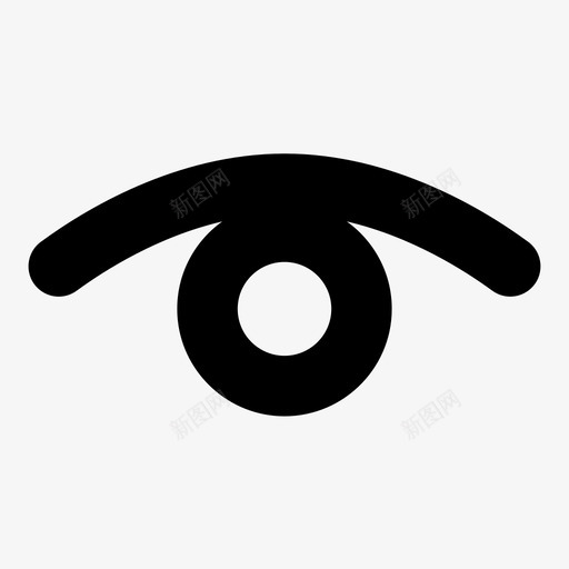 眼睛视图出售图标svg_新图网 https://ixintu.com 保留 出售 可见性 否 查看 眼睛 粗体 视图 金色 预览