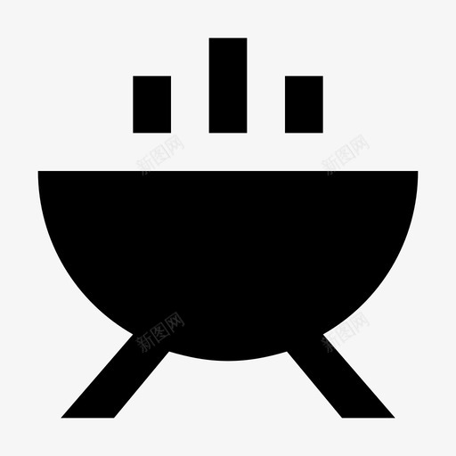 火坑烧烤火焰图标svg_新图网 https://ixintu.com 厨师烧烤 家用电器材料设计图标 户外烹饪 火坑 火焰 炊具 烧烤 烹饪
