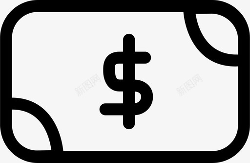 货币金融电子商务图标svg_新图网 https://ixintu.com 现金 电子商务 美元 账户 货币 购买 购物 金融 银行