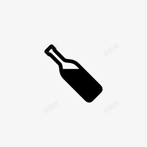 酒瓶宽瓶杰作图标svg_新图网 https://ixintu.com 容器 宽瓶 时尚 杰作 玻璃 精致 造型 酒瓶 酒精 食品容器