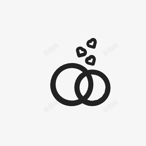 结婚戒指婚礼新人图标svg_新图网 https://ixintu.com 婚姻 婚礼 新人 爱情 结婚戒指 誓言 黄金