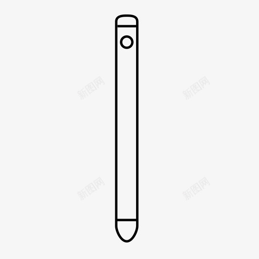 铅笔苹果铅笔器具图标svg_新图网 https://ixintu.com 五十三 器具 工具 录音机 手写笔 简单设备 纸张 苹果铅笔 记号笔 跟踪器 铅笔