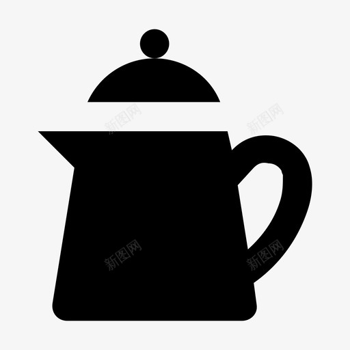 水壶器皿已售出图标svg_新图网 https://ixintu.com 厨房用具 厨房用具材料设计图标 器皿 已售出 手持 无 水壶 粗体 黄金