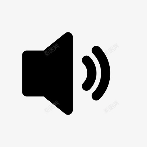 扬声器展示件对象图标svg_新图网 https://ixintu.com 媒体播放器 媒体播放器用户界面 对象 展示件 扬声器 文章 材料 界面 视频 音频 项目