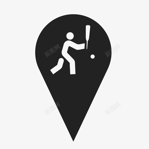 棒球信号玩图标svg_新图网 https://ixintu.com 乐趣 信号 更多 标记 检查 棒球 游戏 玩 竞争 运动