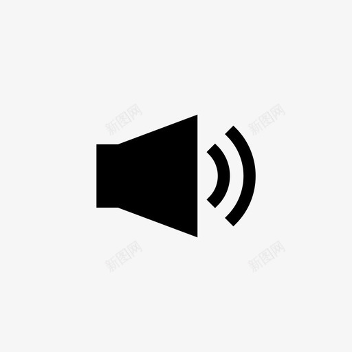音乐打开音频按钮声音大图标svg_新图网 https://ixintu.com 音乐打开 音频按钮声音大