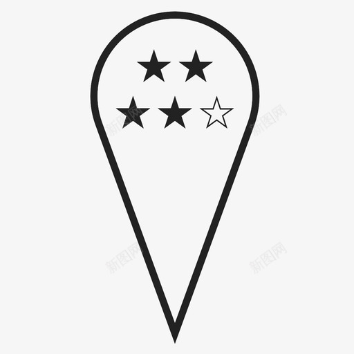 评分资格开放图标svg_新图网 https://ixintu.com 分析 图表 开放 数据 星级 星象 等级 评分 资格 酒店