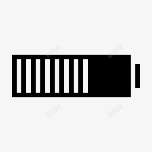 电池符号多个图标svg_新图网 https://ixintu.com 中 信息图 信息图元素实心 充电 减法 多个 忽略 更多 电池 符号 设备