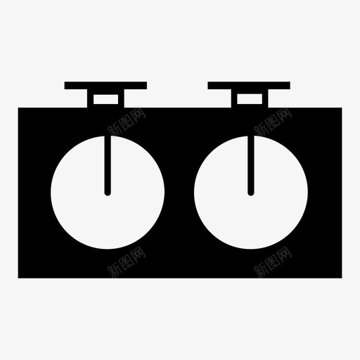秒表模拟时钟图标svg_新图网 https://ixintu.com 数字 时钟 时间 模拟 秒表 计数 计时器