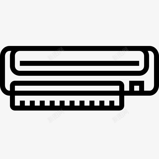 空调展品材料图标svg_新图网 https://ixintu.com 冷却器 展品 材料 电器 电子电源 电子设备第1卷 电气仪表 空调