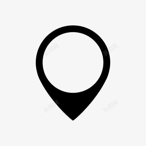 地图标记图标精确定位标记图标svg_新图网 https://ixintu.com 圆形 地图位置 地图标记图标 指针标记干净图标 标记图标 标识符 目标 目的地 精确定位 谷歌地图